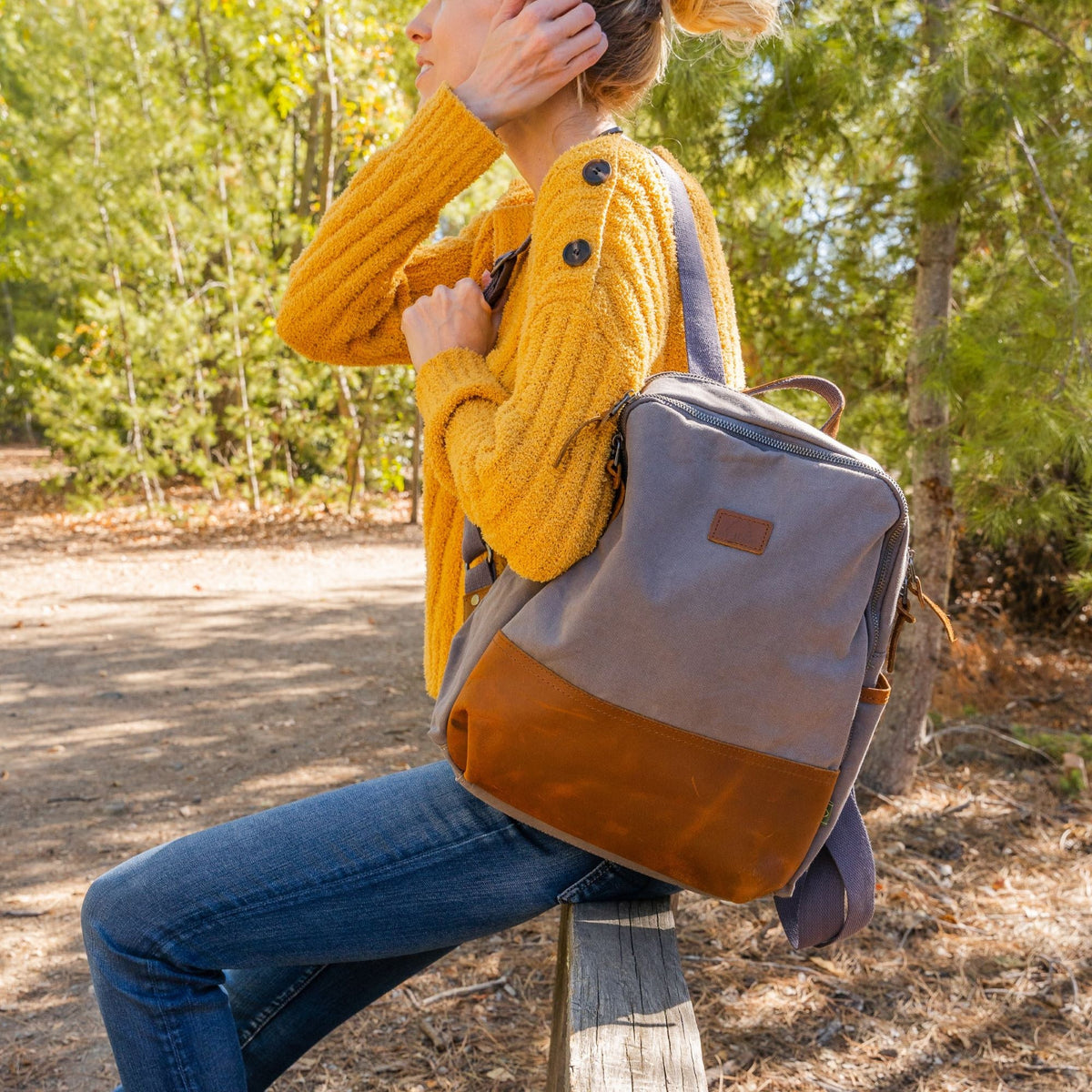 Magnolia Hill Backpack - TSD21300-GREY - image 2