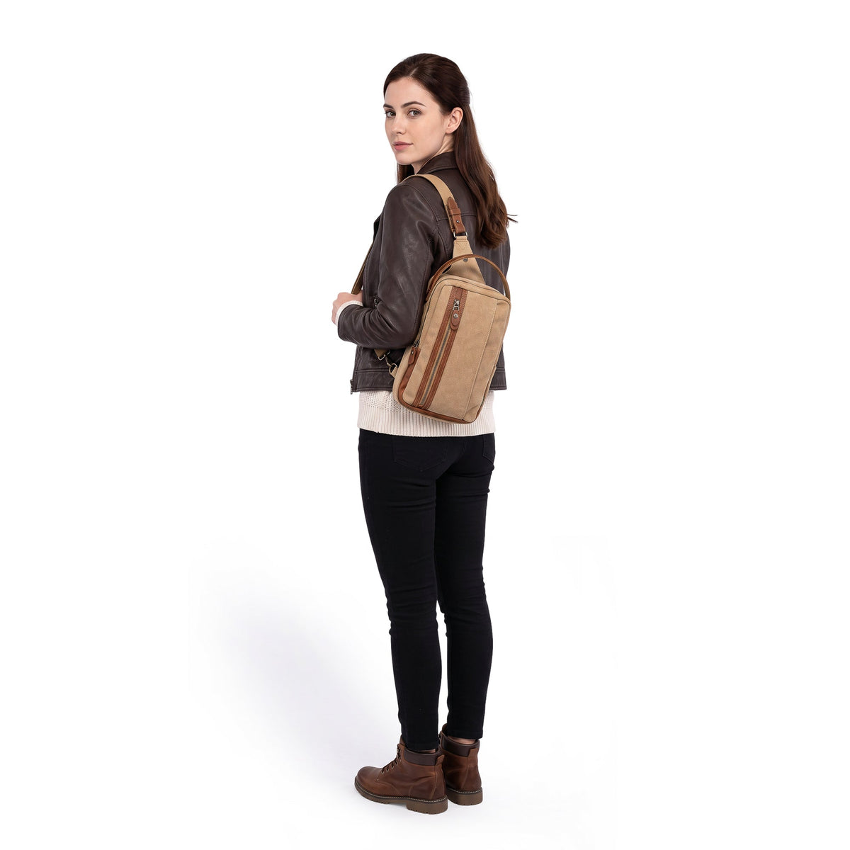 Madrone Sling Bag - TSD21306-CAMEL - image 2