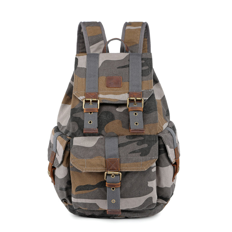 ash camo leather backpack Leaf Hill Camo Backpack