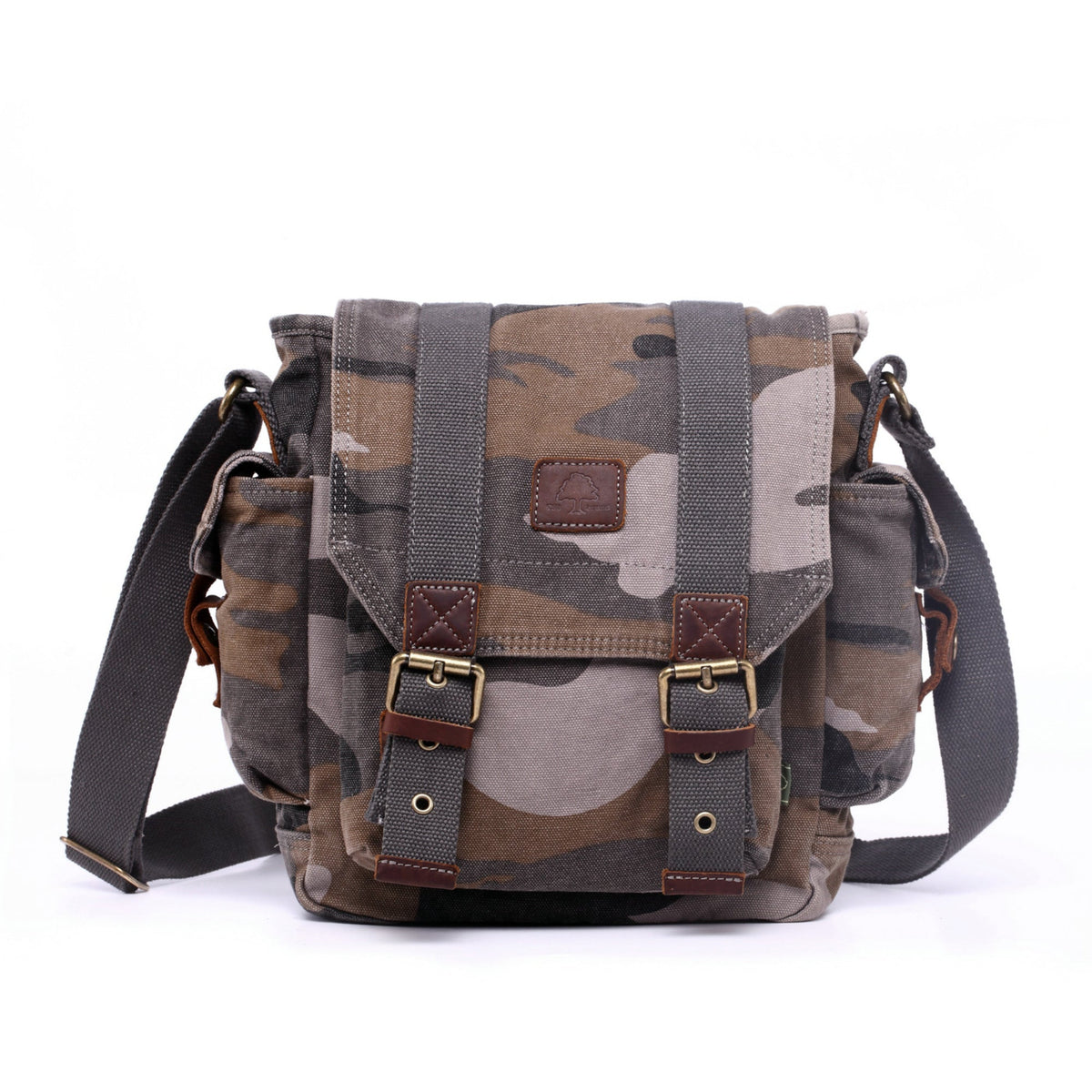 Leaf Hill Camo Crossbody - TSD2358-GREYCAMO - image 1