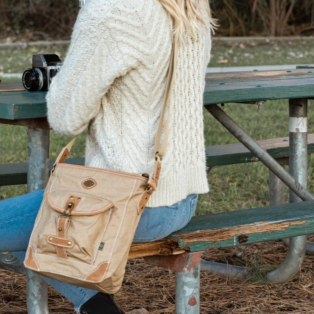 Dolphin Crossbody - TSD237336-BEIGE - image 2