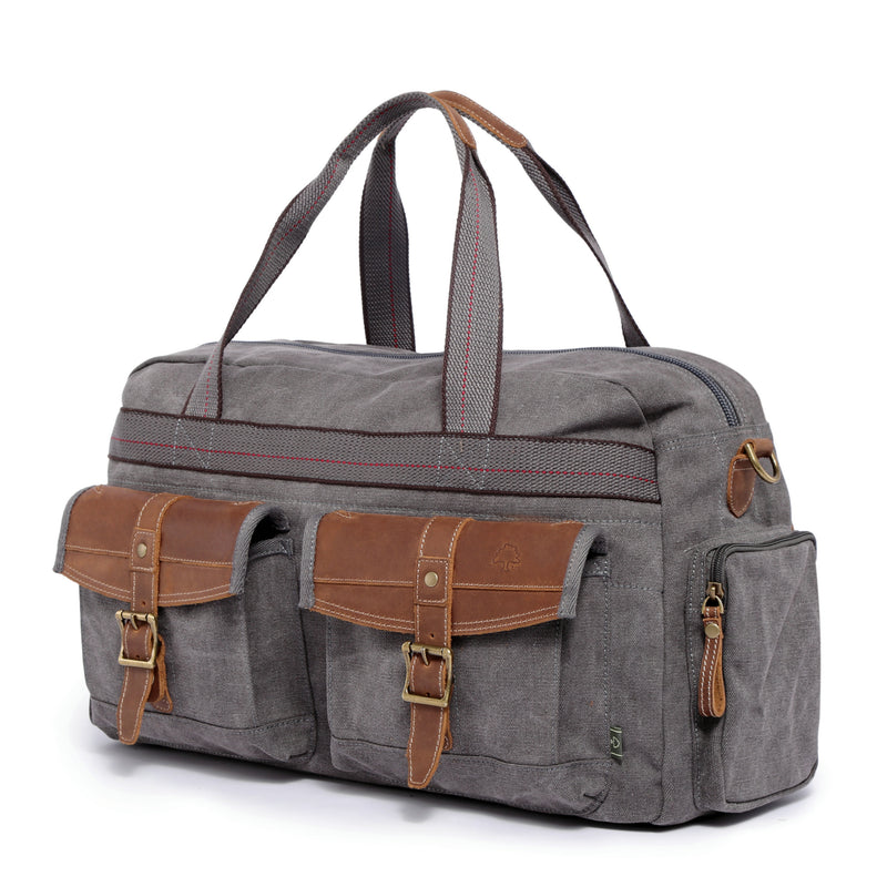 bluboon travel duffel bag canvas leather overnight bag Turtle Ridge Duffel Bag – The Same Direction