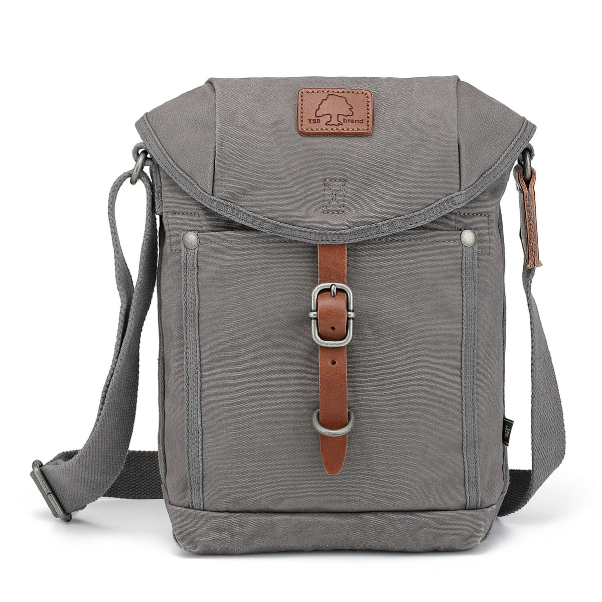 Forest Flap Crossbody - TSD600123-GREY - image 1