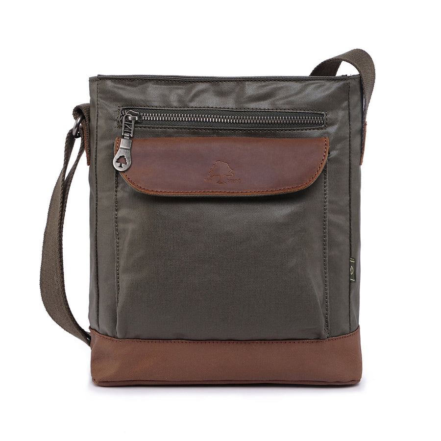 Urban Light Coated Canvas Crossbody - Army Green - image 1