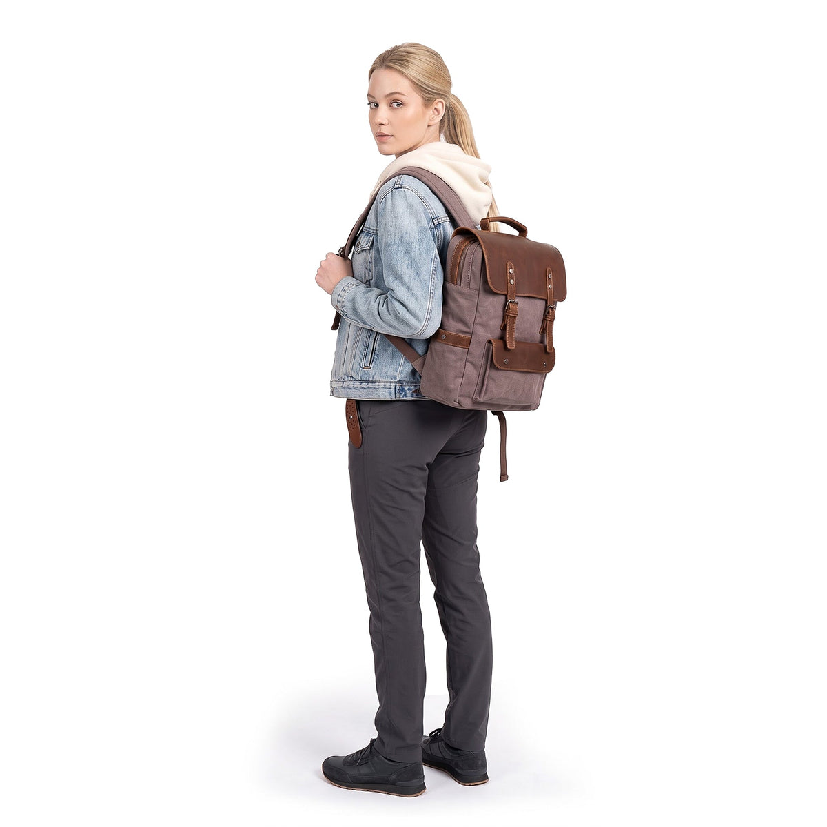 Valley Hill Backpack - TSD641-BROWN - image 2