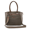 Tapa Two-Tone Canvas Satchel