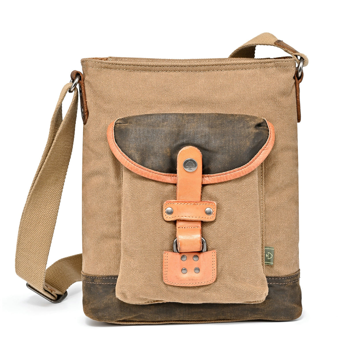 Tapa Two-Tone Crossbody - TSD1077-BROWN - image 1
