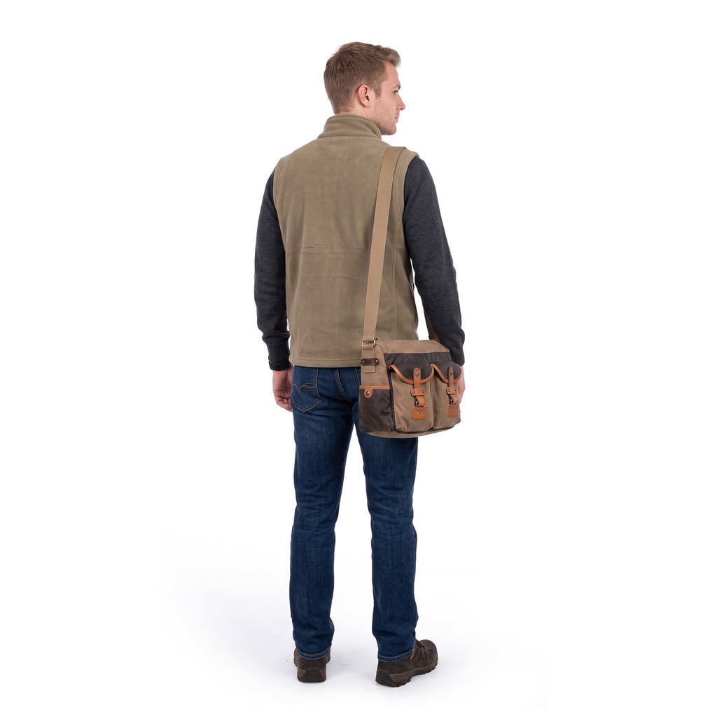 Tapa Two-Tone Mail Bag - Brown - image 1