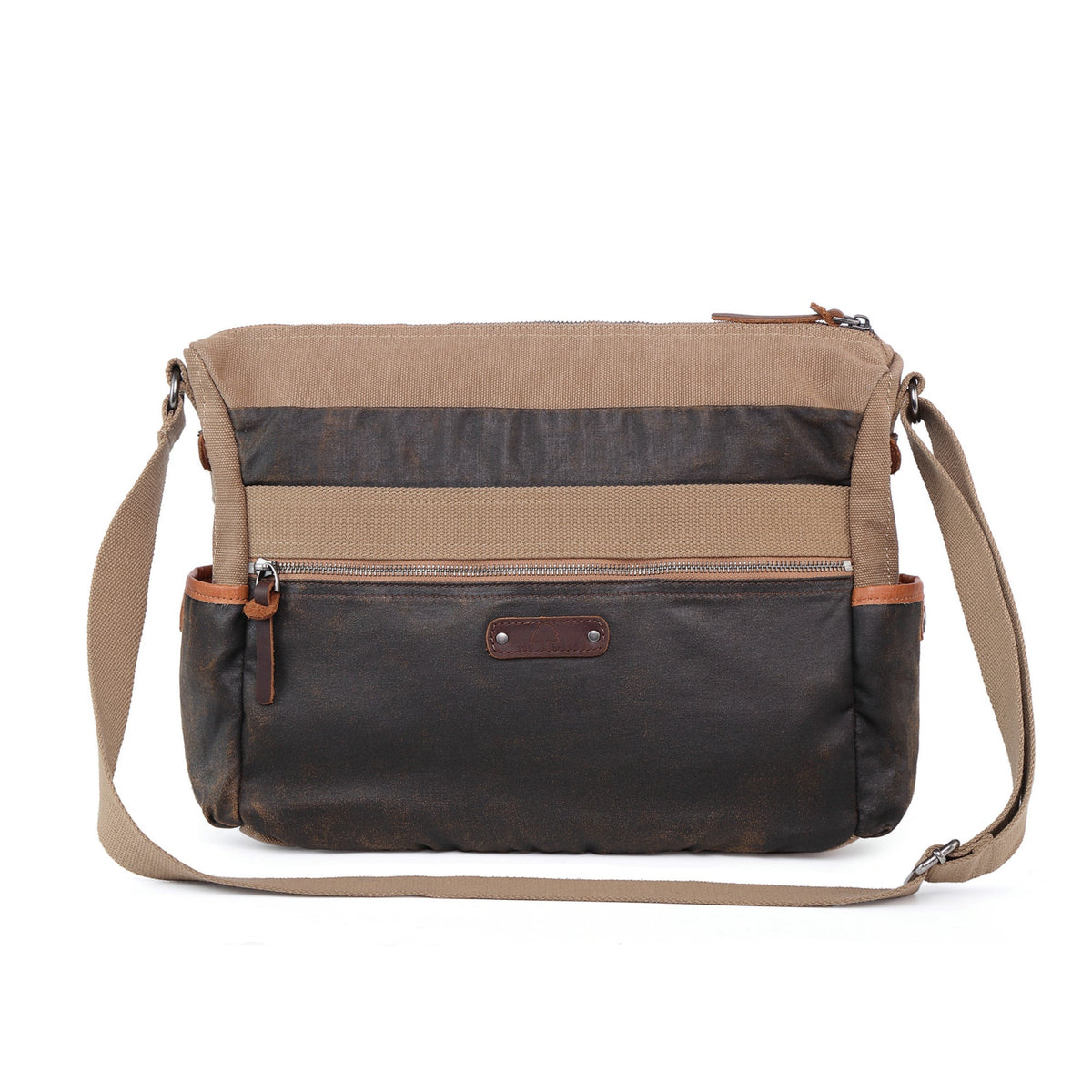 Tapa Two-Tone Mail Bag - Brown - image 3
