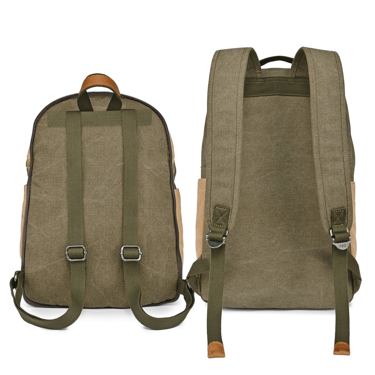 Trail & Tree Double Backpack - TSD1122-ARMYGREEN - image 3