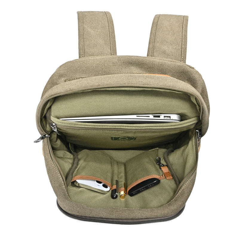 backpack laptop green trees Trail Tree Double Backpack: Army WOLFHOME pen loops and accessory compartments Tree Frog UrbanTrail Pro Backpack