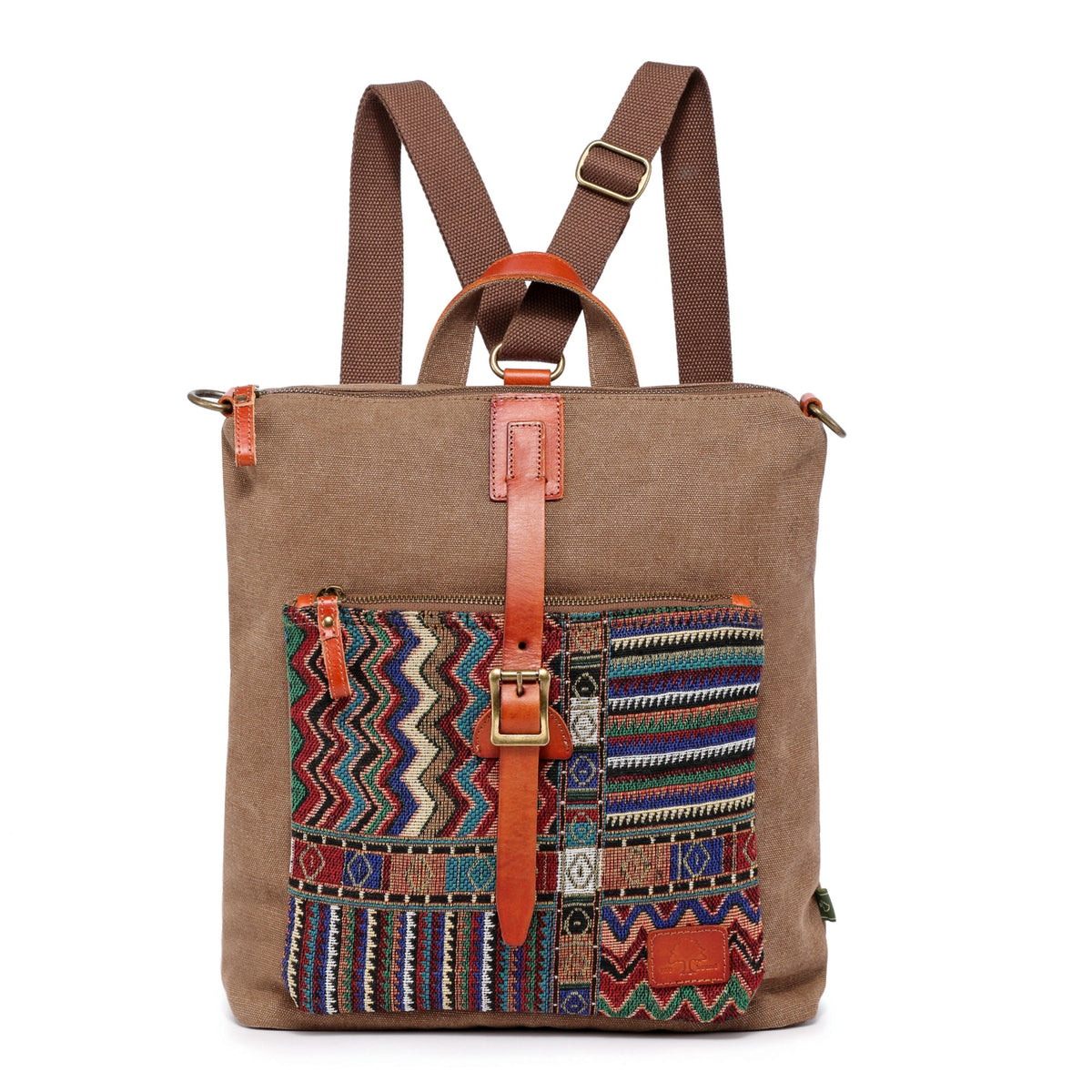 Four Seasons Convertible Backpack - TSD15401-COFFEE - image 1