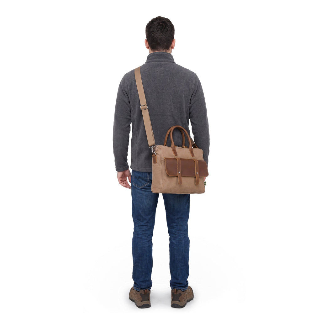 Valley Hill Briefcase - TSD2023-BROWN - image 1