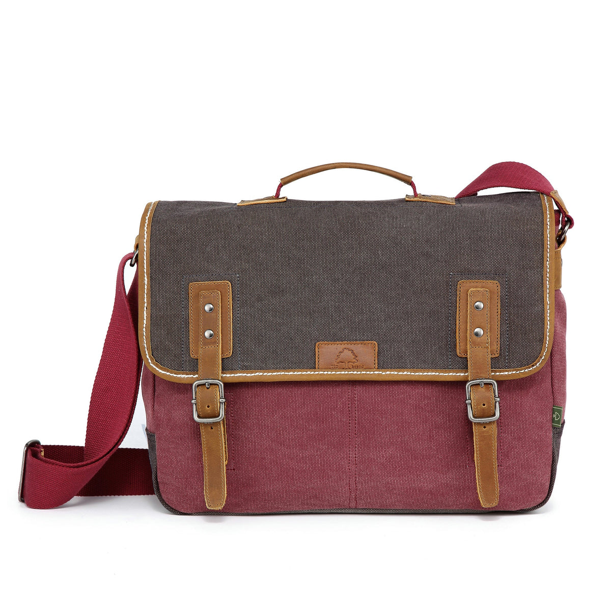 Mountain Wood Messenger - TSD21101-BURGUNDY - image 1