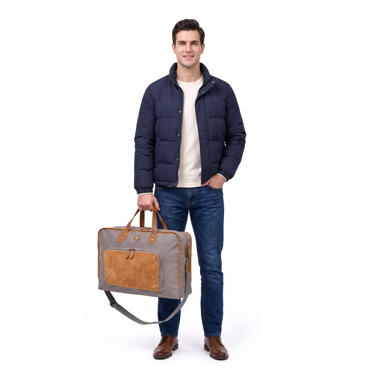 Valley Oak Convertible Weekender - TSD21109-GREY - image 2