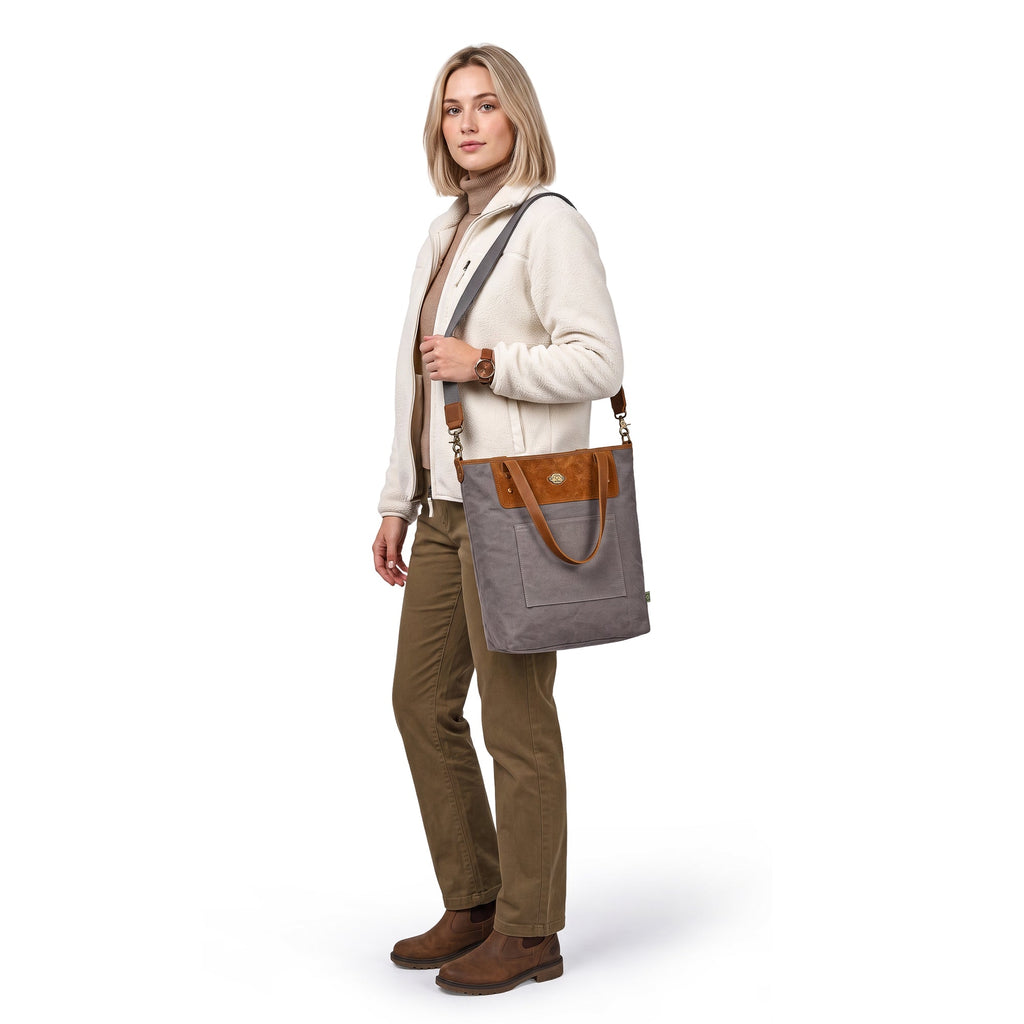 Valley Oak Convertible Tote - TSD21110-GREY - image 1