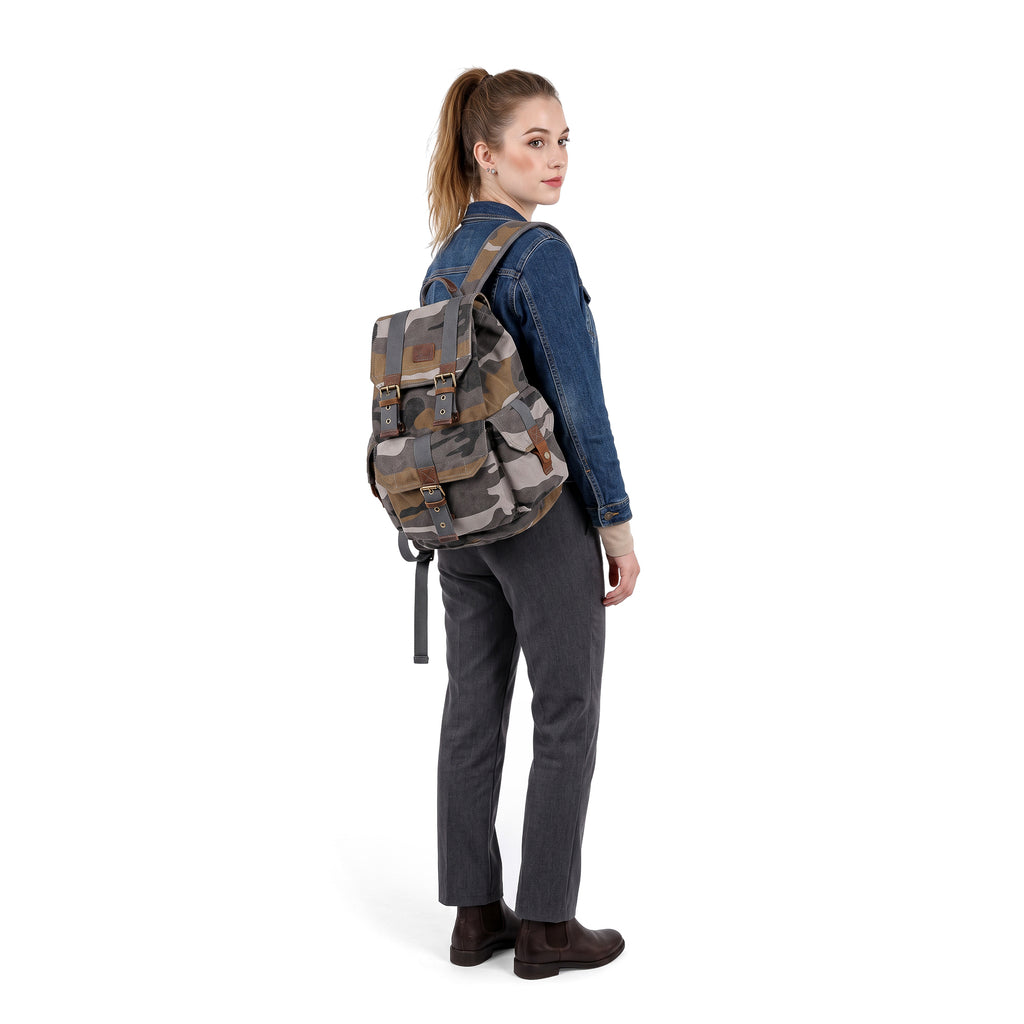 Leaf Hill Camo Backpack - Grey Camo - image 1