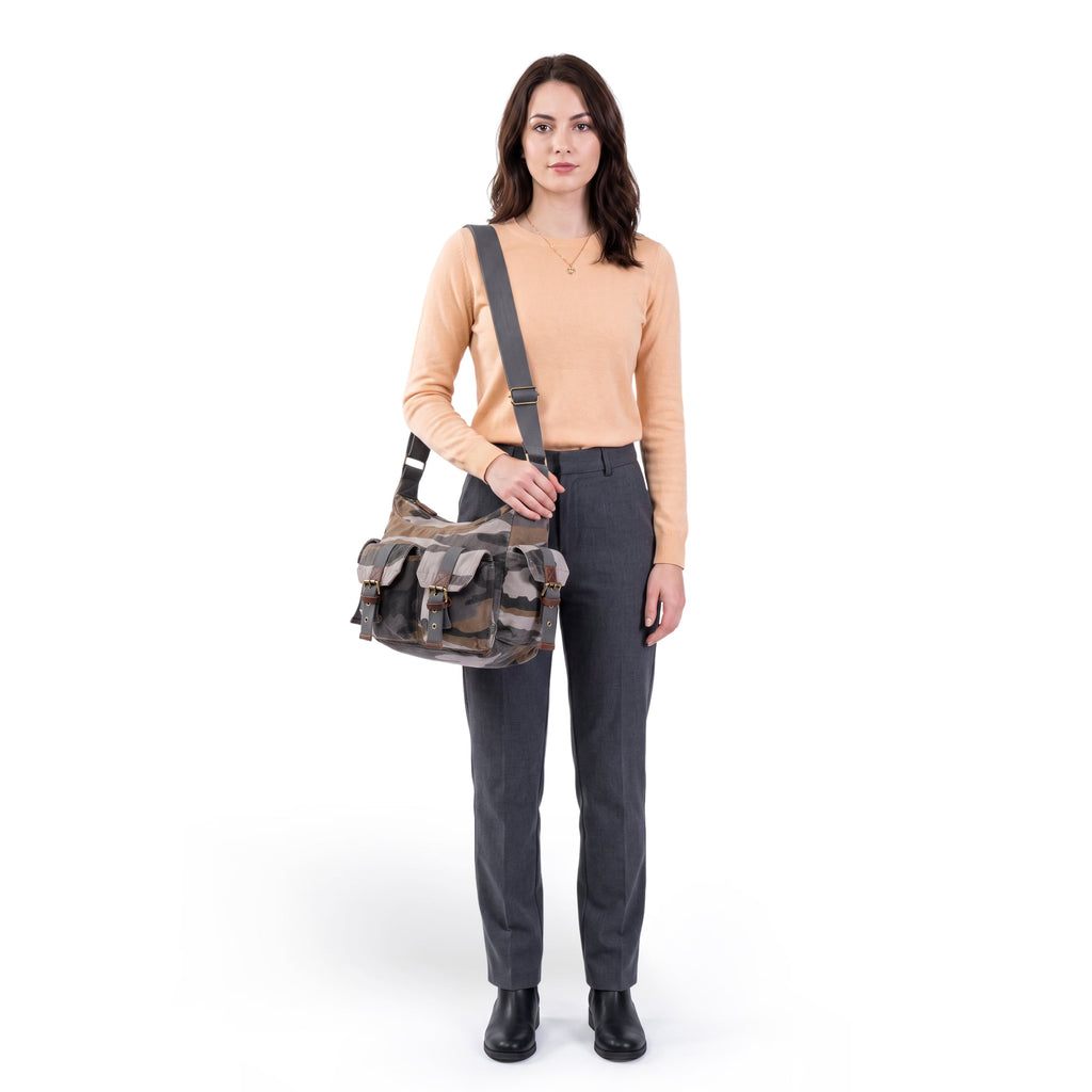 Leaf Hill Camo Mail Bag - TSD2353-GREYCAMO - image 1