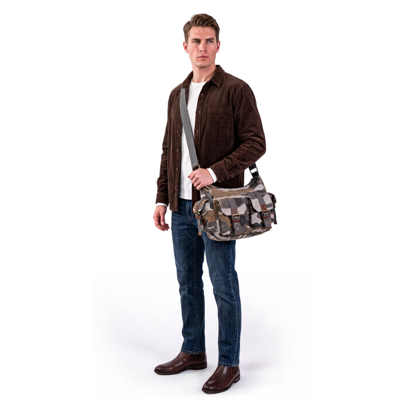 Leaf Hill Camo Mail Bag | Messenger Bag | TSD Brand