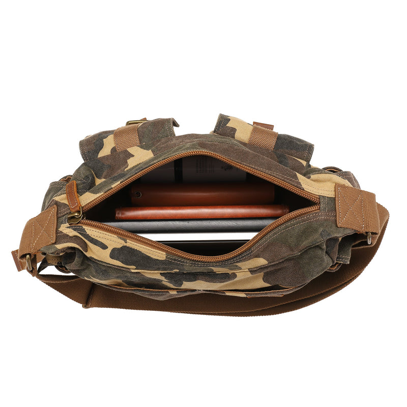 Leaf Hill Camo Mail Bag | Messenger Bag | TSD Brand