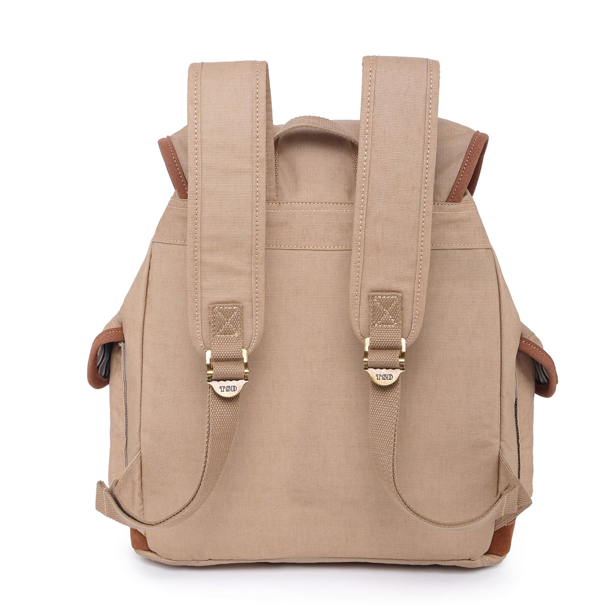 Dolphin Studded Backpack - TSD237216-BEIGE - image 3
