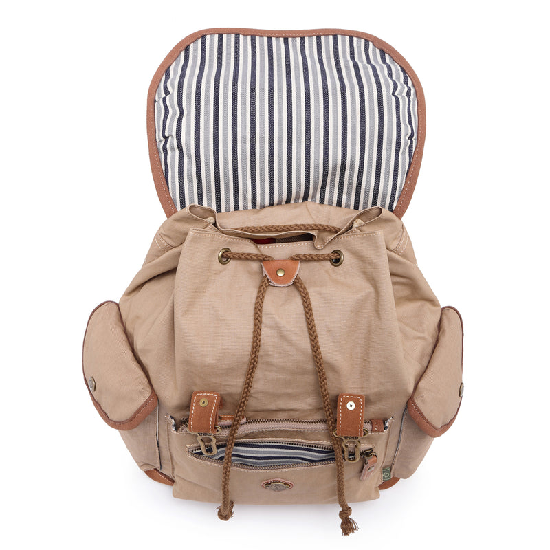TSD Brand Dolphin Backpack Beige