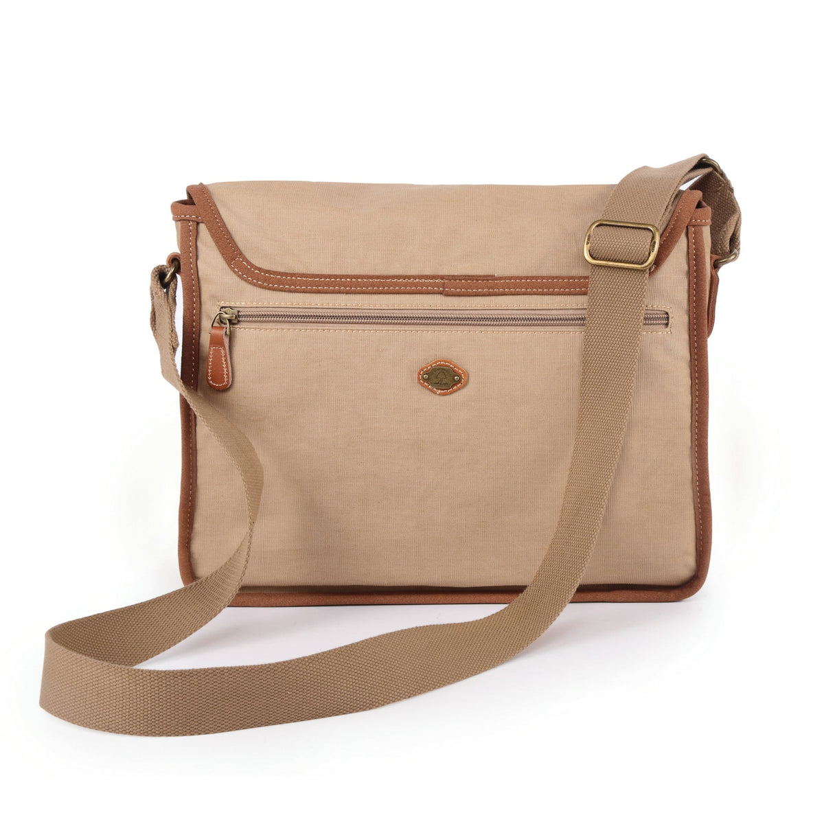 Dolphin Studded Messenger - TSD237316-BEIGE - image 3
