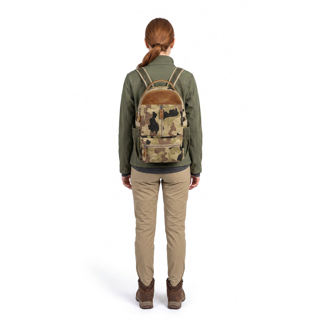 Mountain Leaf Backpack - TSD24301-ARMYGREENCAMO - image 1