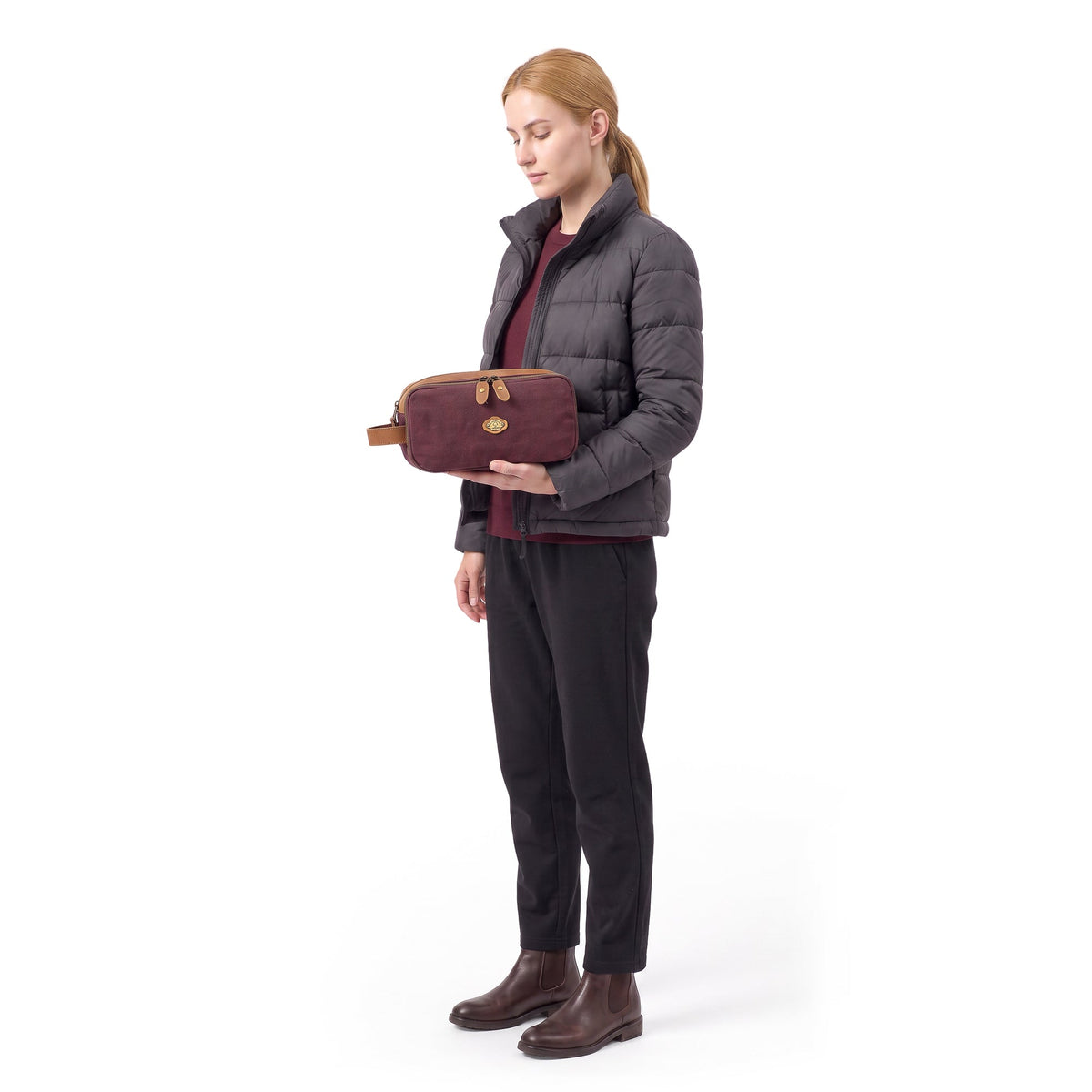 Turtle Ridge Toiletry Bag - TSD319021-BURGUNDY - image 2