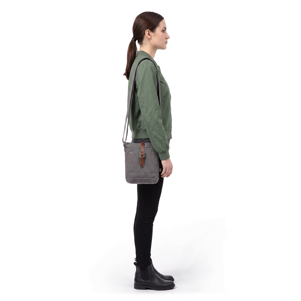 Forest Zip Crossbody - TSD600113-GREY - image 2