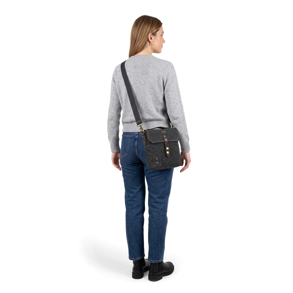 Coastal Flap Crossbody - TSD6108-GREY - image 2