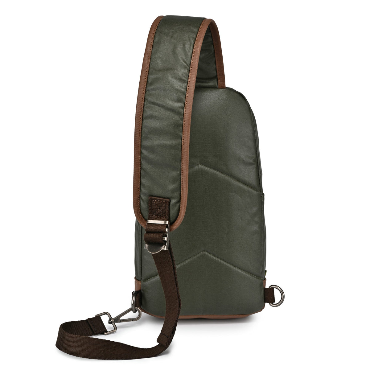 Urban Light Coated Canvas Sling Bag - TSD61102-ARMYGREEN - image 3