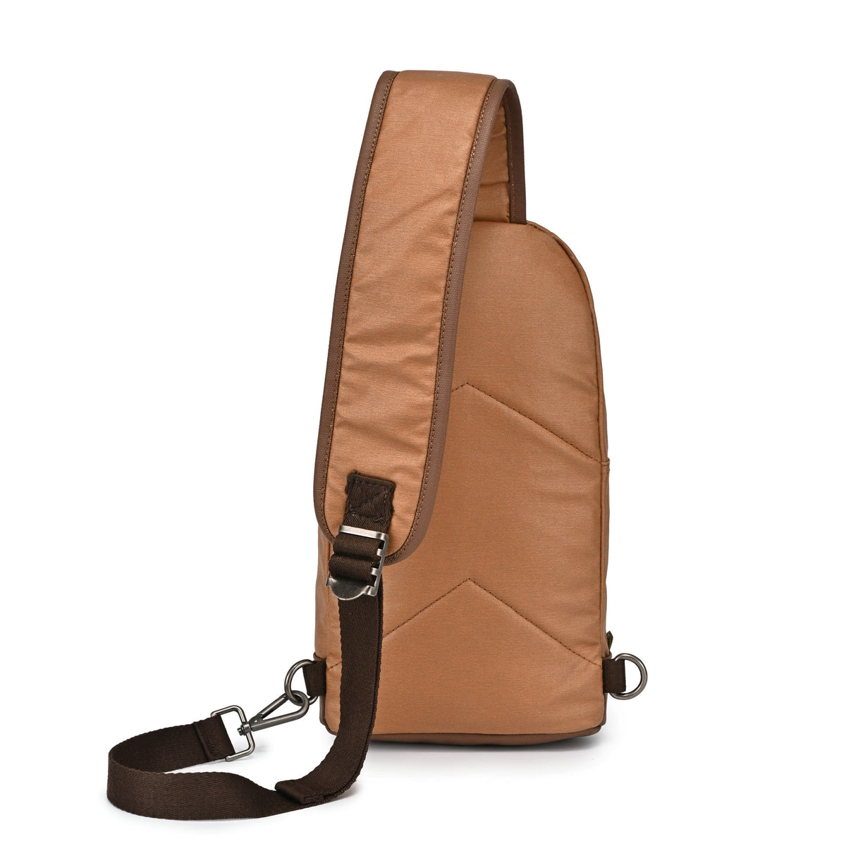 Urban Light Coated Canvas Sling Bag - Khaki - image 3
