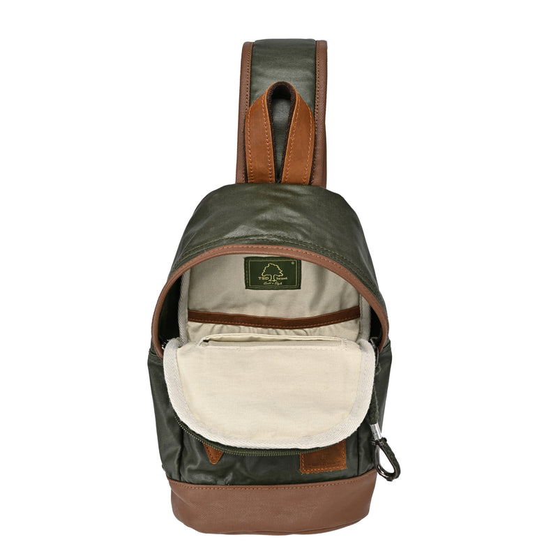 Urban Light Coated Canvas Sling Bag