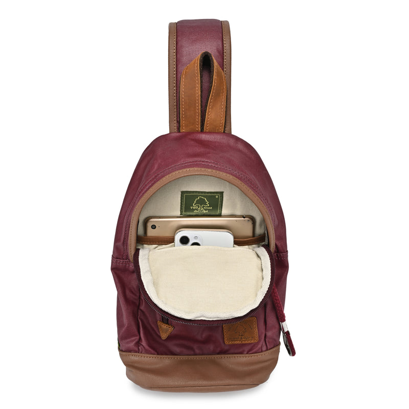 Urban Light Coated Canvas Sling Bag