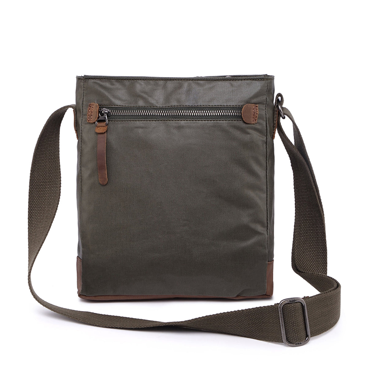 Urban Light Coated Canvas Crossbody - Army Green - image 3