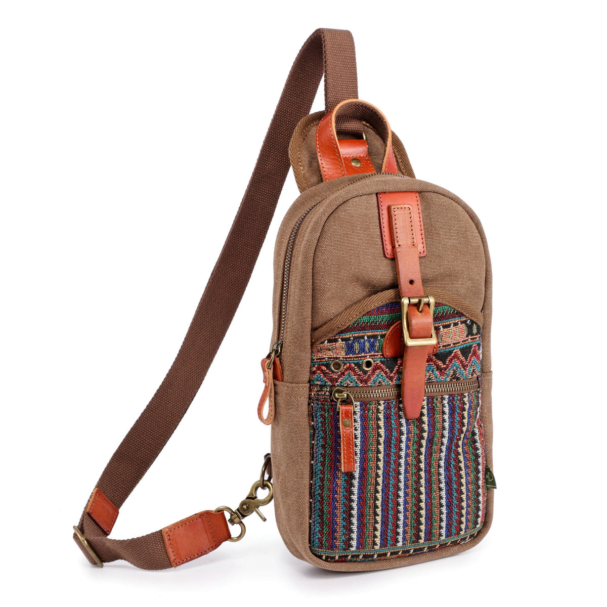 Four Seasons Sling Bag - TSD7608-COFFEE - image 1