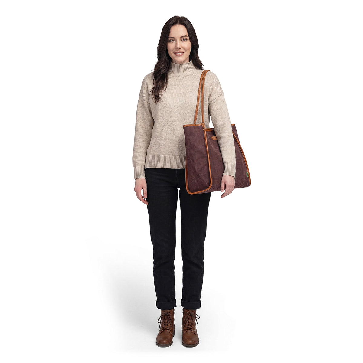 Pine Hill Tote - TSD901-COFFEE - image 2